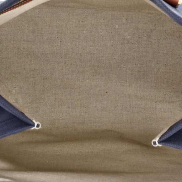 Celine Horizontal Cabas Tote Canvas with Leather Small Blue - Picture 5 of 8